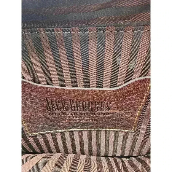 Jack George's Voyager Double Zippered Crossbody Bag - Picture 6 of 14